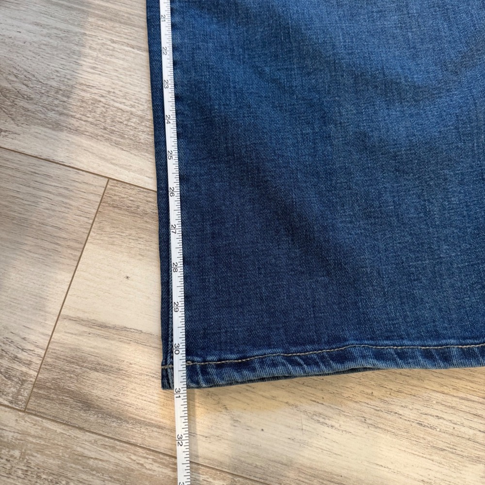 Banana Republic Wide Leg Jeans Quiet Luxury Minimalist Women 27 Dark Blue Denim - Picture 7 of 12